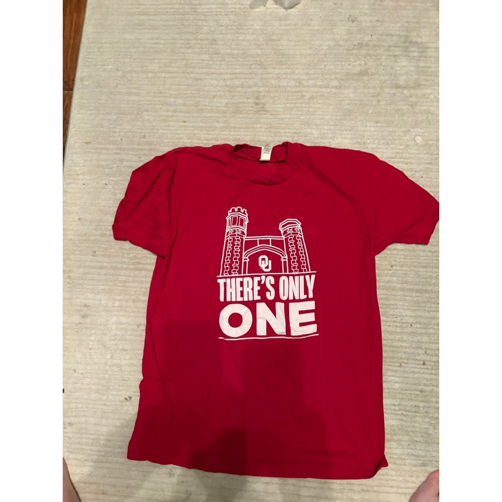 Tultex Oklahoma Sooners Alumni T-Shirt Red OU There's Only One Graphic Tee L